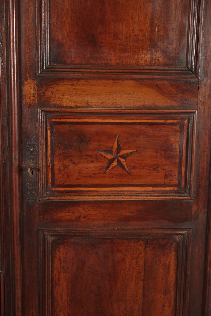 Façade d'Armoire Style Transition Noyer-photo-4