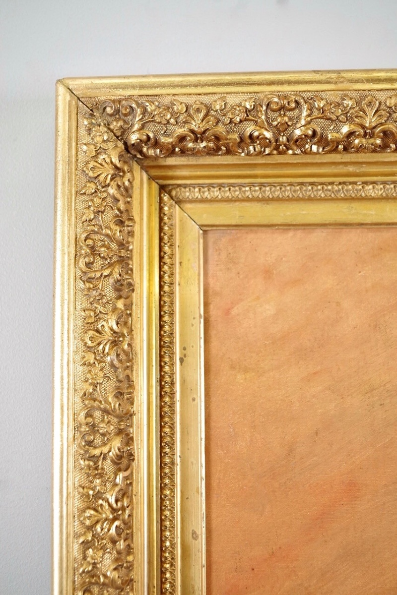 A.Demange - huile sur toile - élégante à l'opéra-photo-7