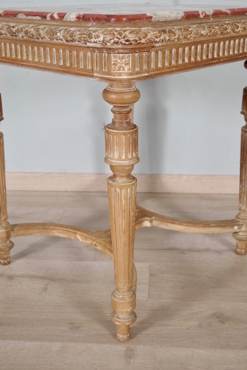Louis XVI Style Pedestal Table-photo-4