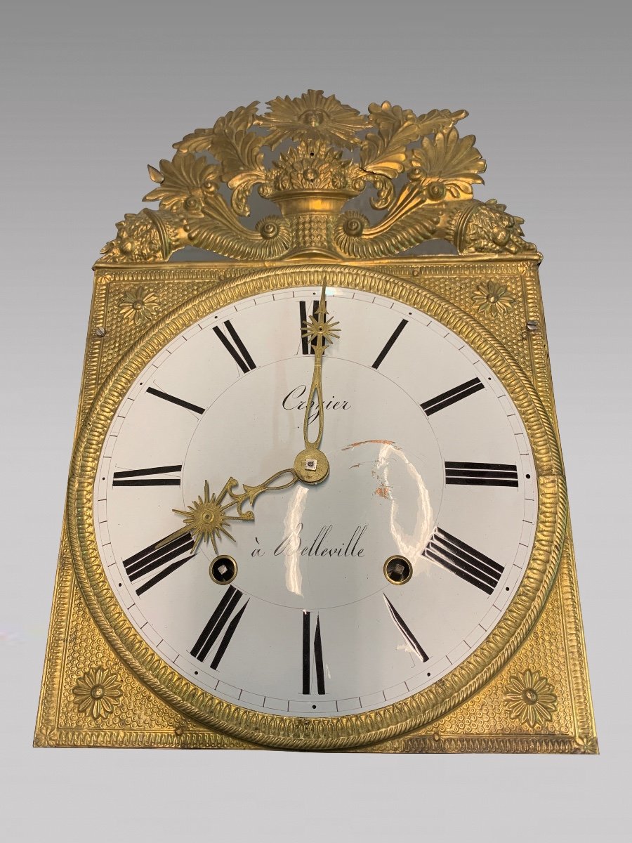 Nineteenth Century Carved Bird Clock-photo-6
