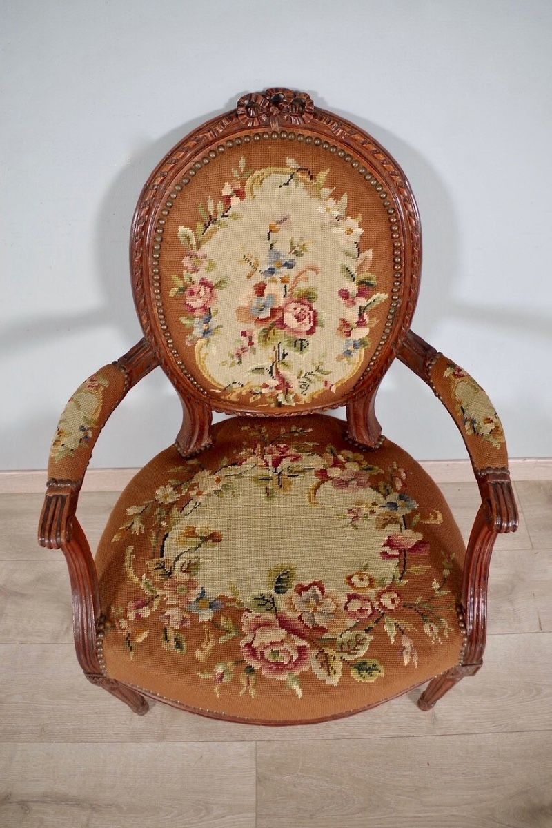 Fauteuil époque Louis XVI-photo-2