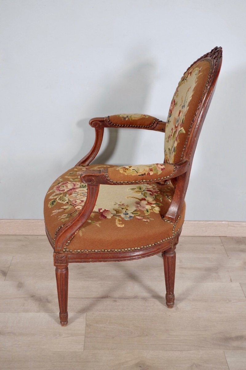Fauteuil époque Louis XVI-photo-5