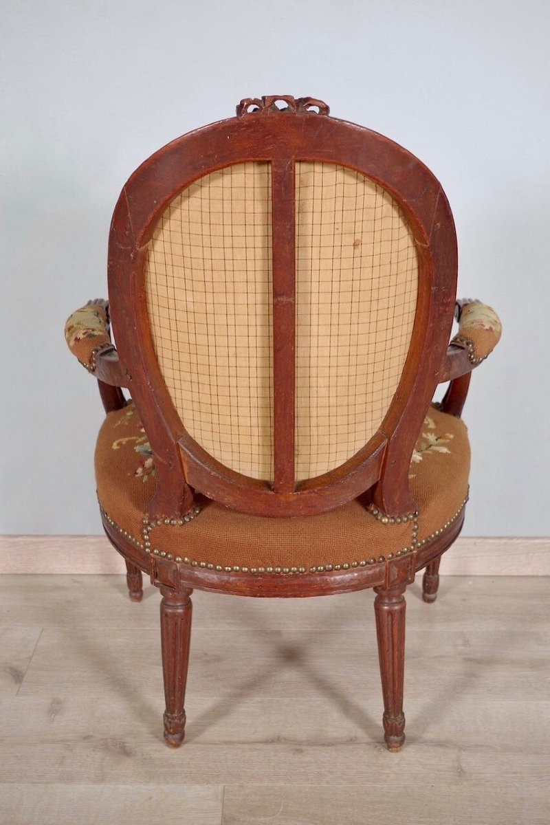 Fauteuil époque Louis XVI-photo-6