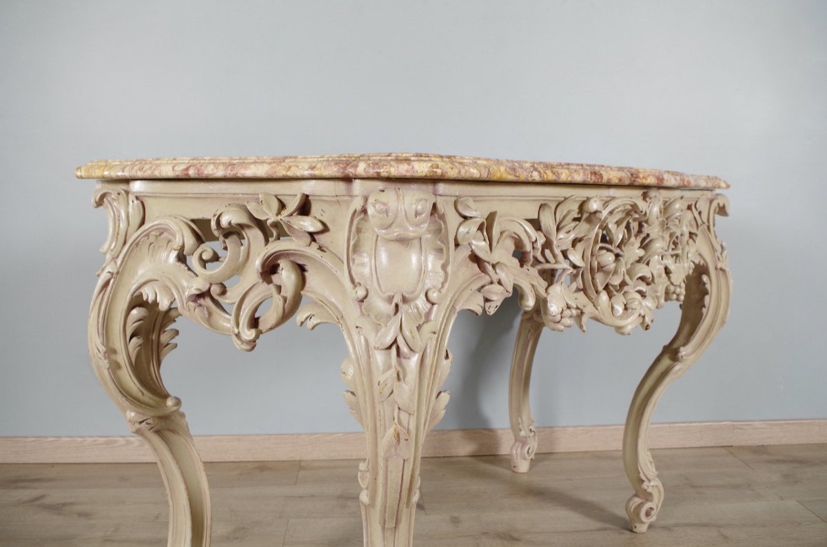 Louis XV Style Lacquered Console-photo-3