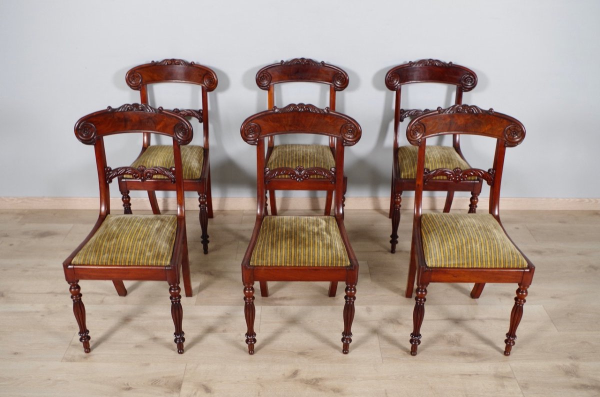 Charles X Mahogany Chairs