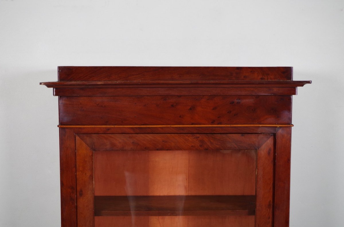 Louis-philippe Mahogany Display Cabinet-photo-3
