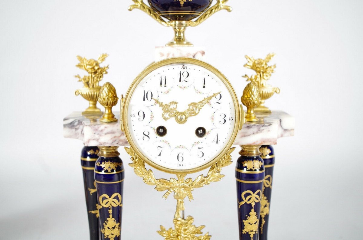 Garniture De Cheminée Style Louis XVI -photo-4