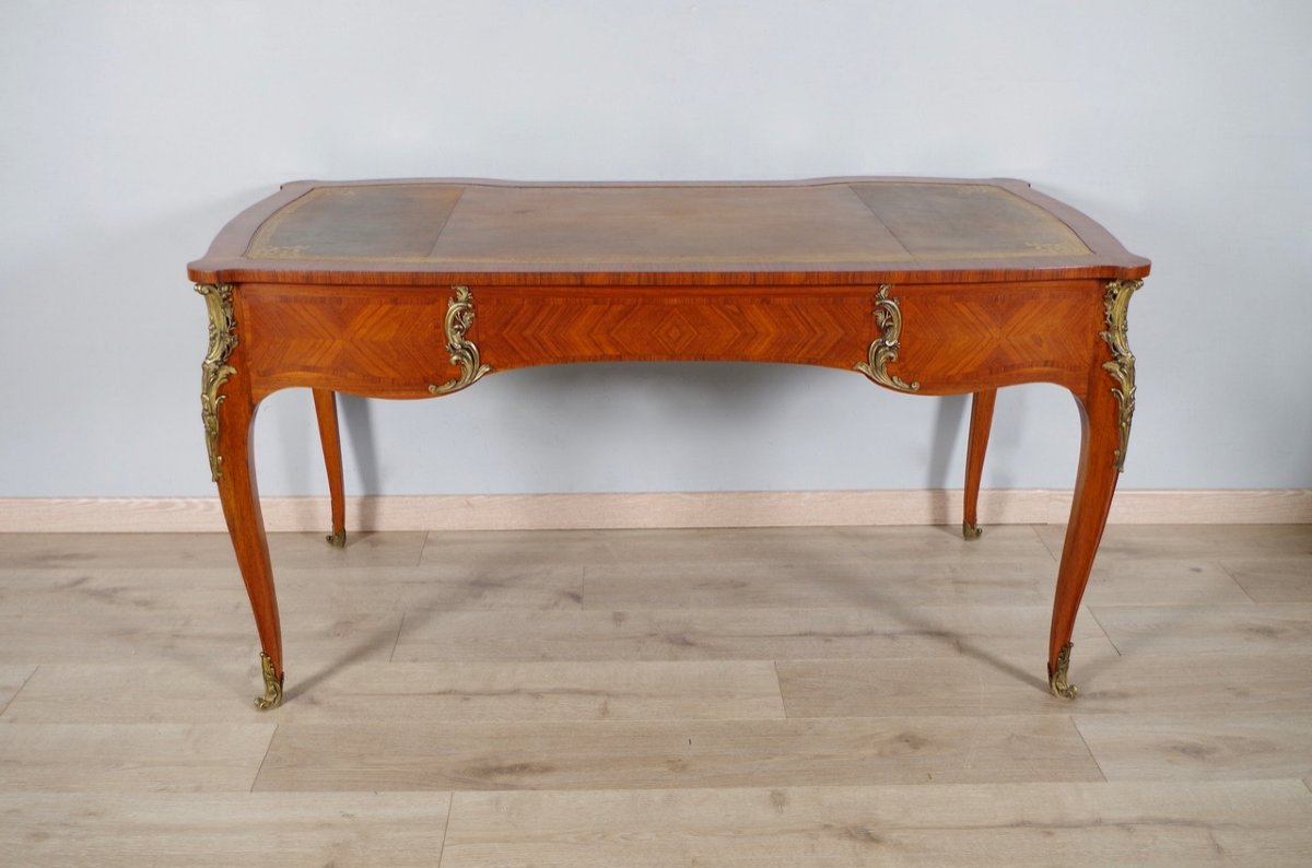 Francisque Chaleyssin - Louis XV Style Desk-photo-2