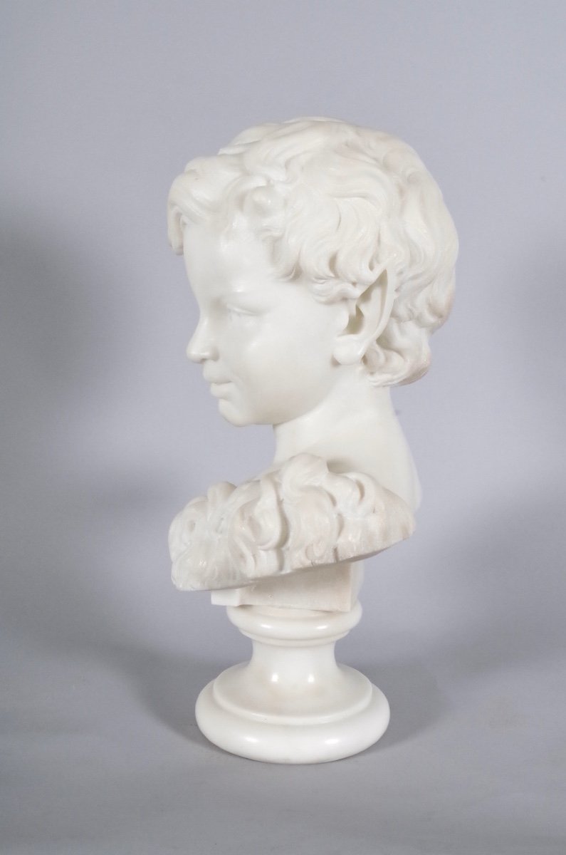 Ag Lanzirotti - Pair Of Marble Busts-photo-4