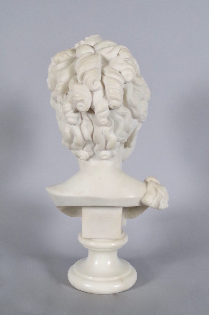 Ag Lanzirotti - Pair Of Marble Busts-photo-6