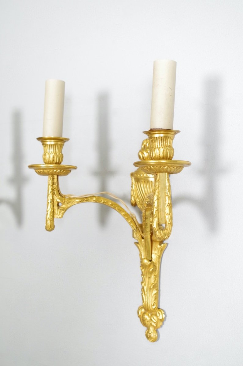 Pair Of Louis XVI Style Sconces-photo-6