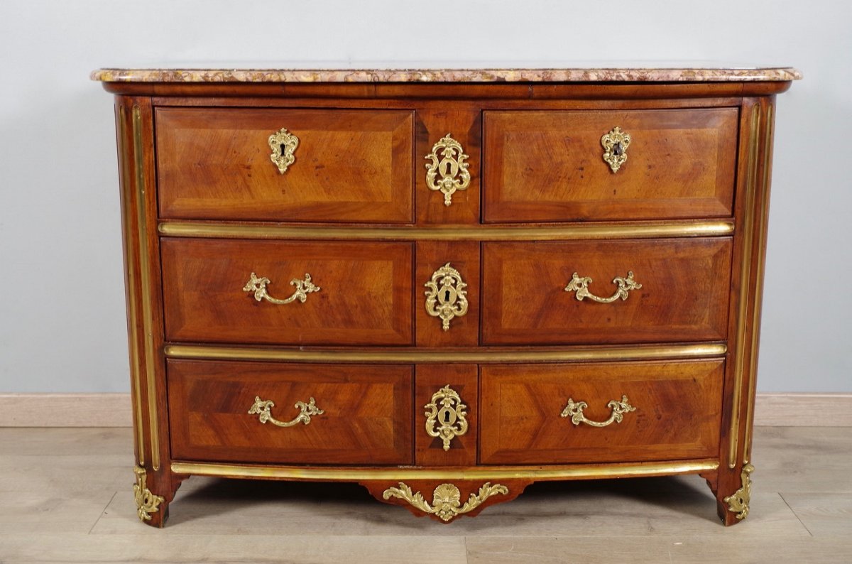 Louis XIV Style Chest Of Drawers-photo-2