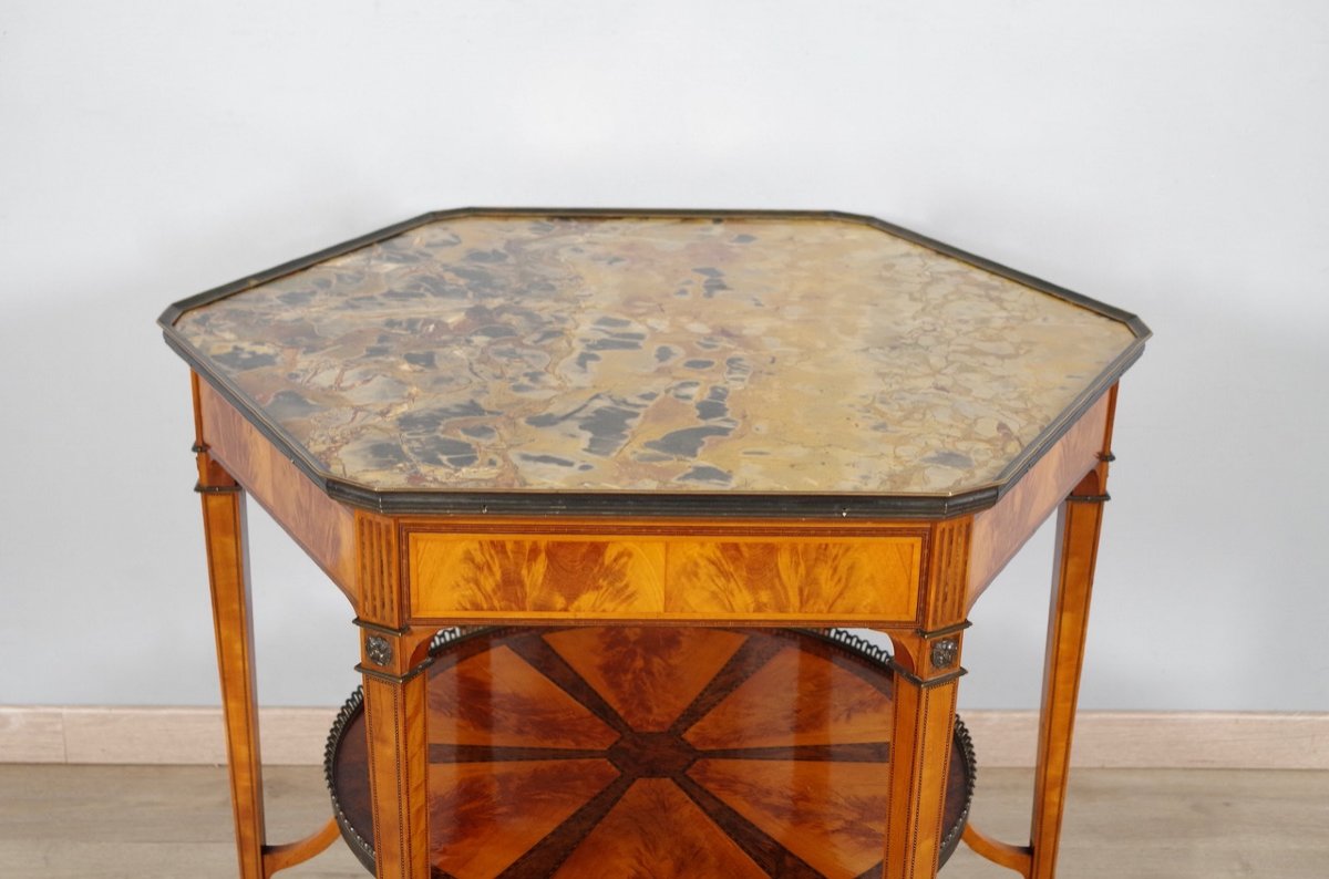 19th Century English Pedestal Table-photo-3