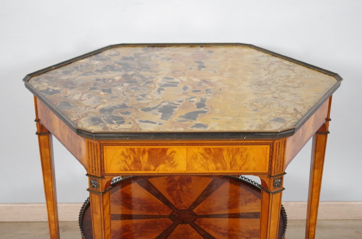 19th Century English Pedestal Table-photo-4