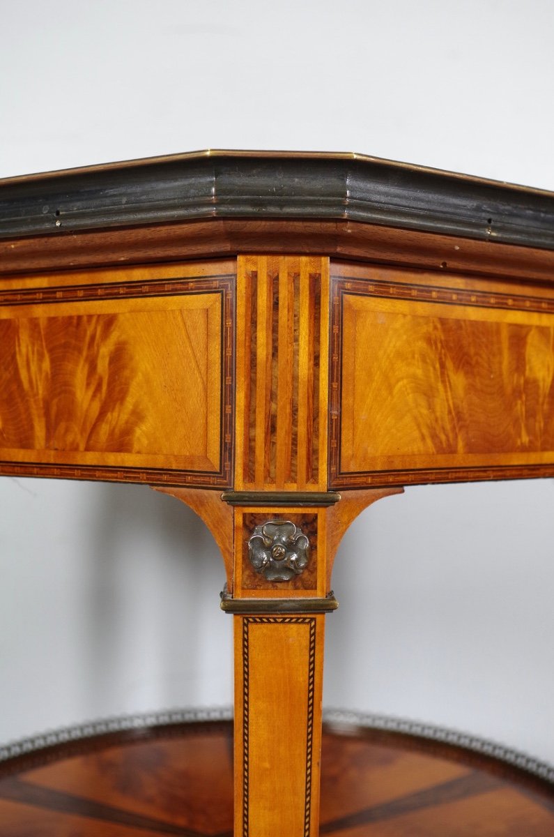 19th Century English Pedestal Table-photo-4