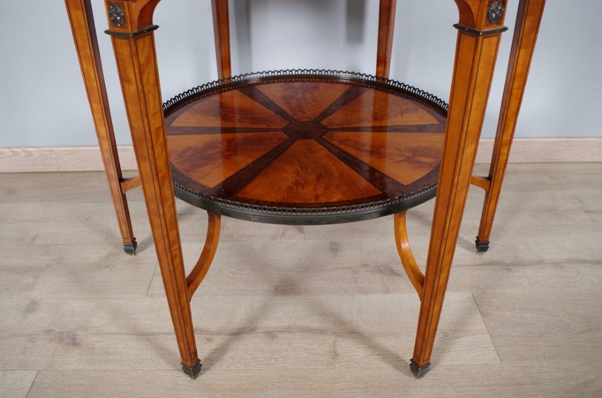 19th Century English Pedestal Table-photo-6