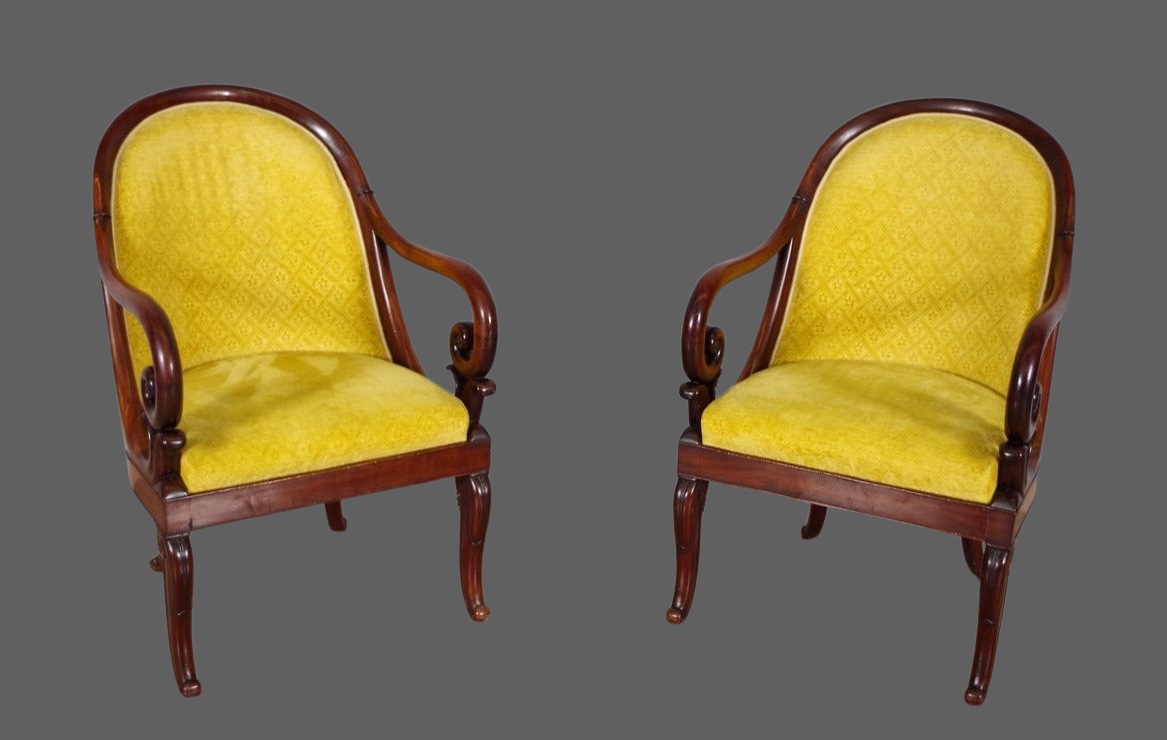 Pair Of Charles X Period Armchairs