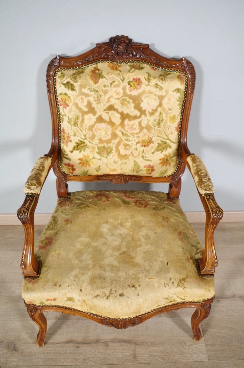 Louis XV Style Armchair-photo-4