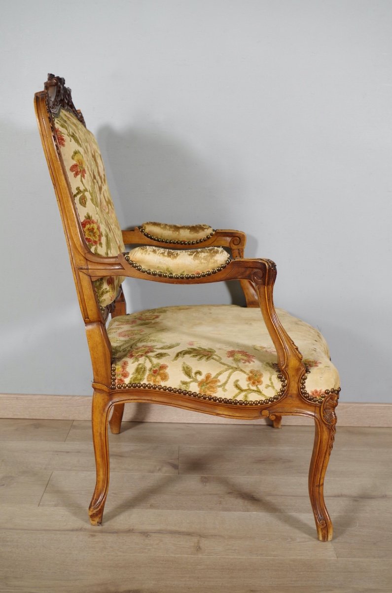 Fauteuil style Louis XV-photo-2