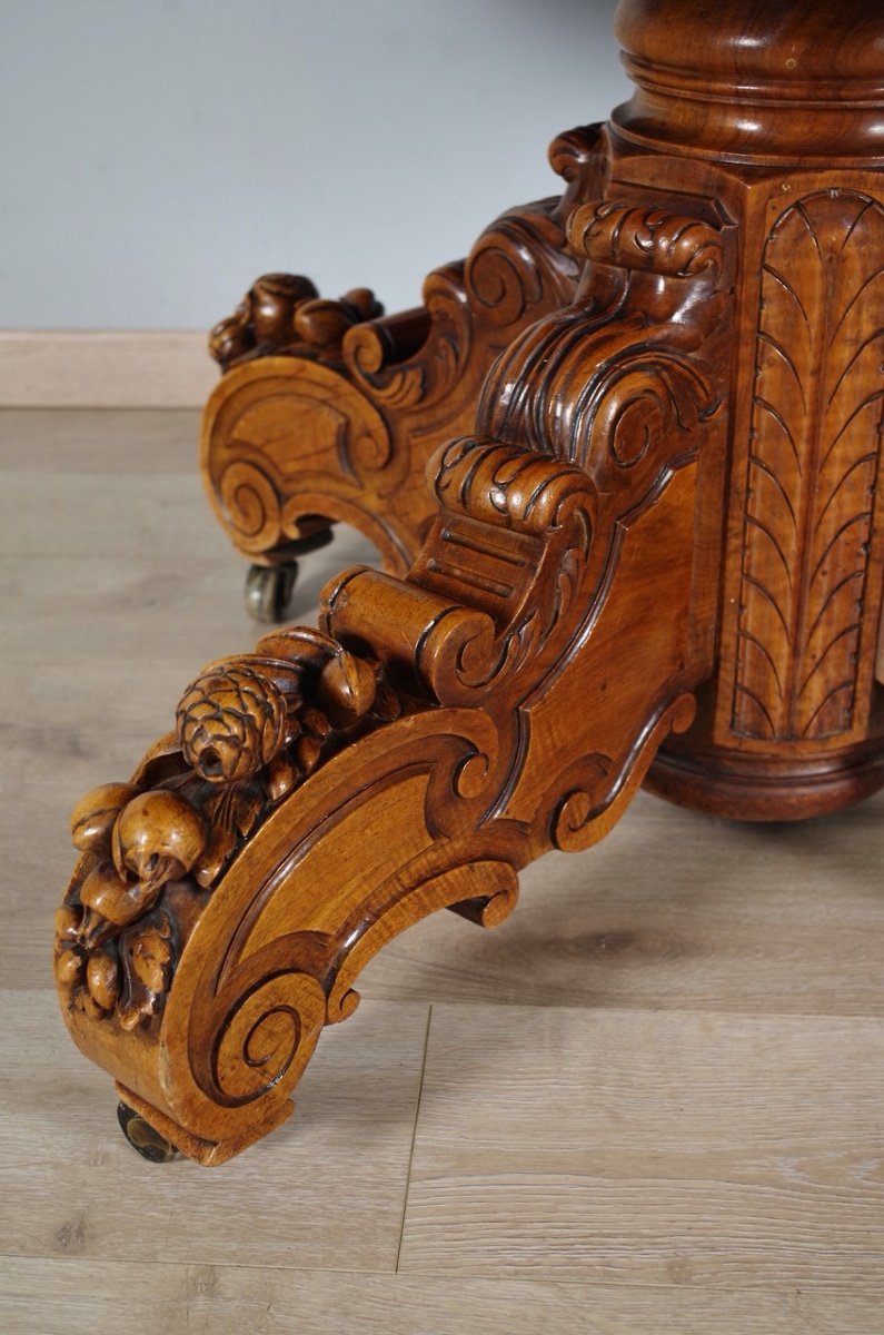 Napoleon III Dining Room Pedestal Table-photo-5