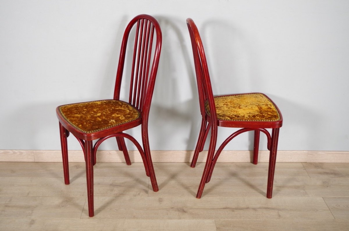 Paire de chaises par Joseph Hoffmann-photo-2