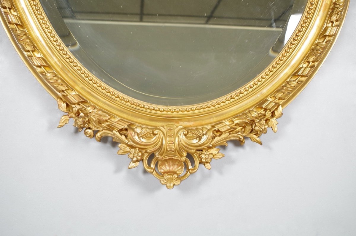 Miroir doré Napoléon III-photo-3