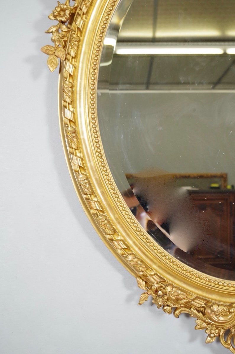 Miroir doré Napoléon III-photo-4