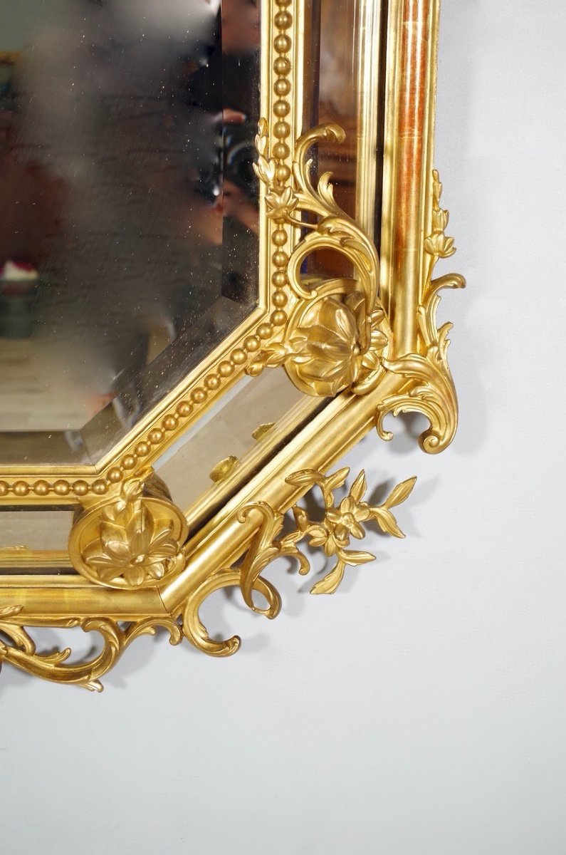 Miroir doré Napoléon III-photo-5