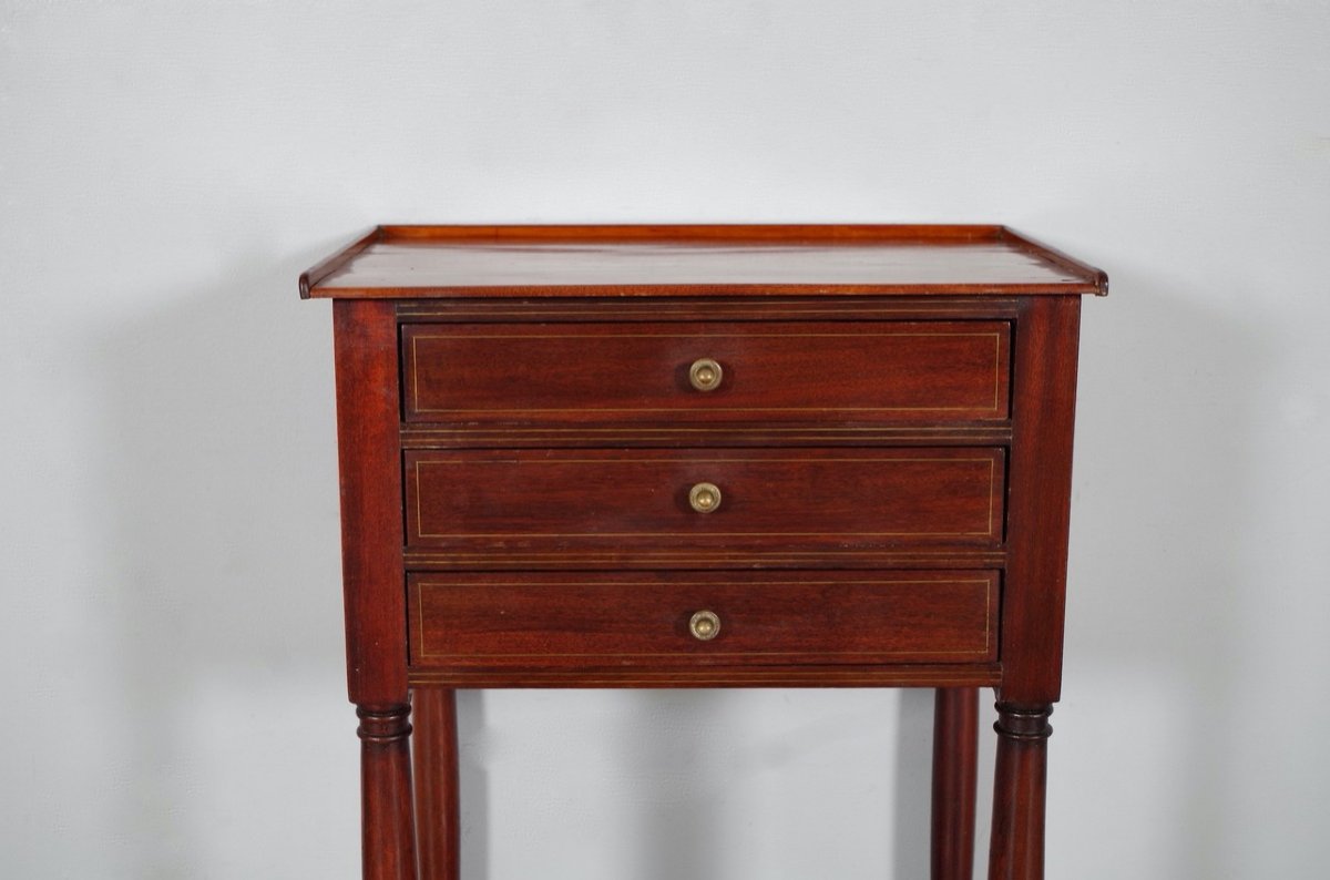 Directoire Style Chiffonier Table-photo-3