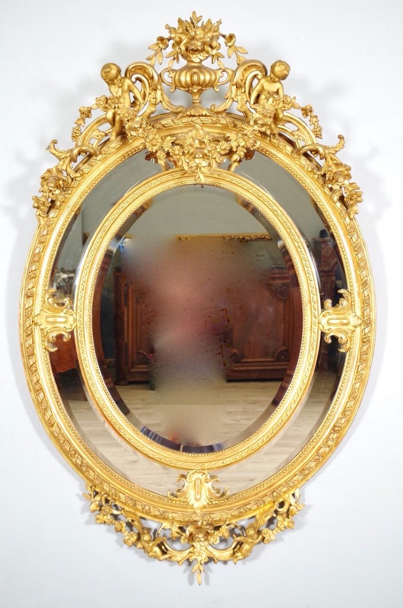 Miroir à parecloses Napoléon III-photo-2