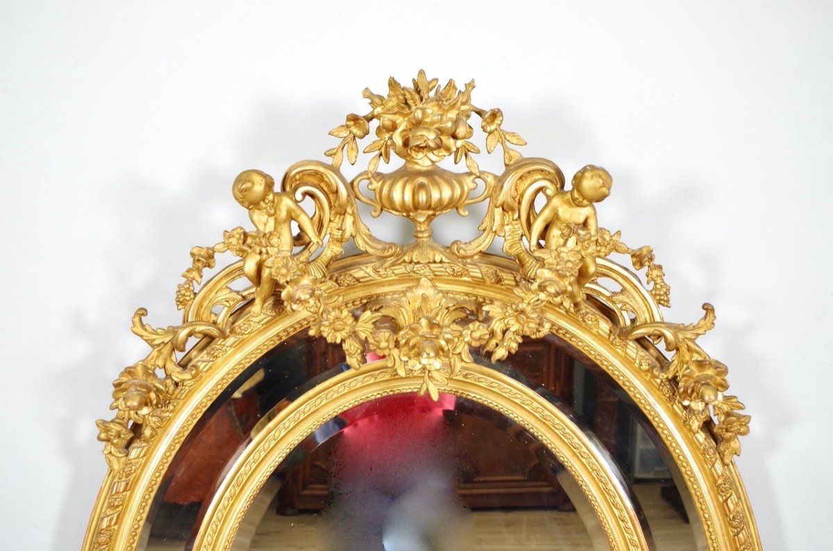 Miroir à parecloses Napoléon III-photo-3