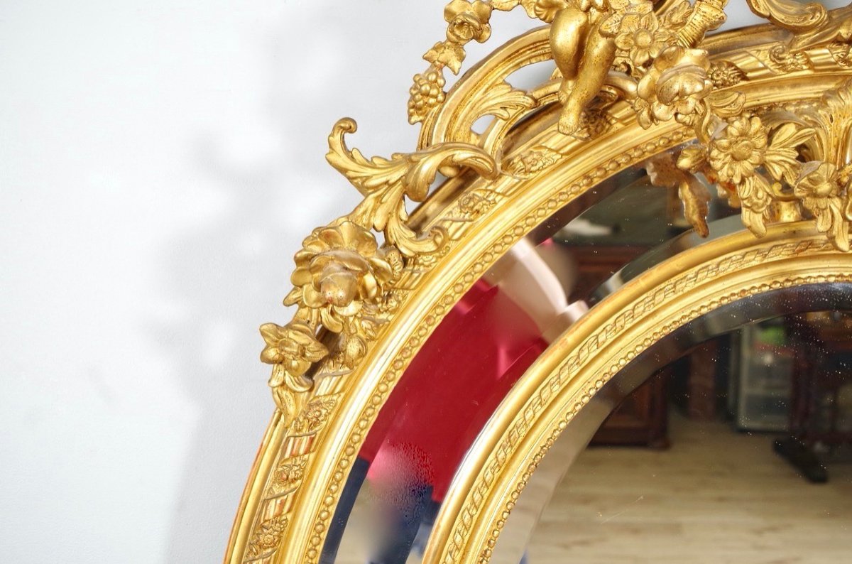 Napoleon III Glazing Beads Mirror-photo-4