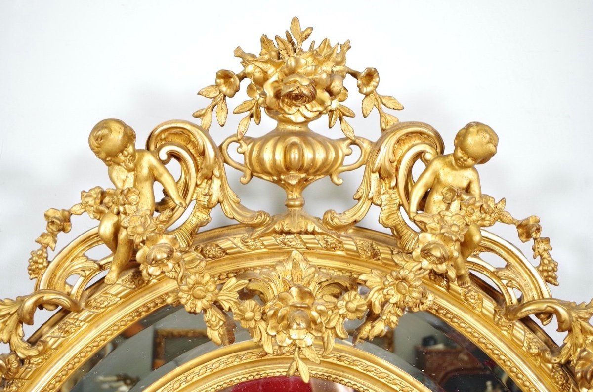 Napoleon III Glazing Beads Mirror-photo-2