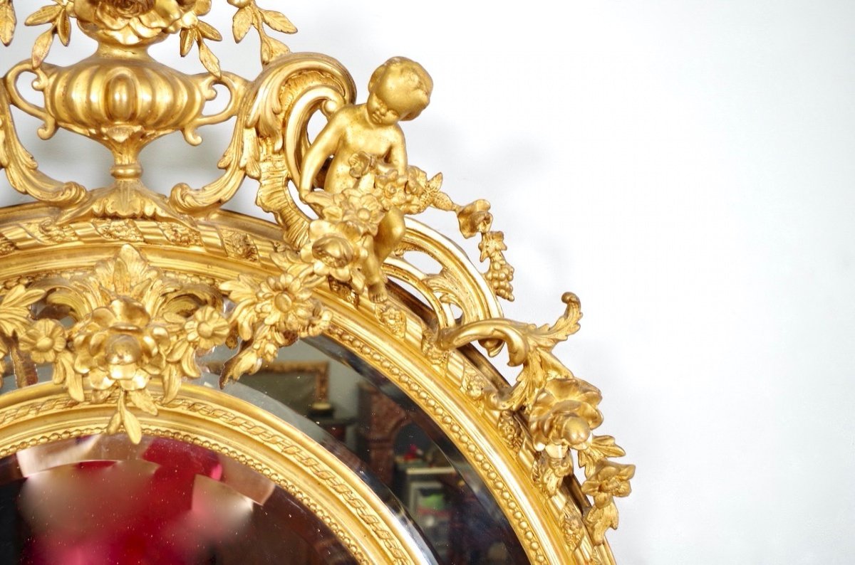 Napoleon III Glazing Beads Mirror-photo-3