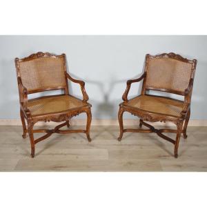 Pair Of Regency Style Armchairs