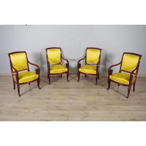 Four Restoration Period Armchairs