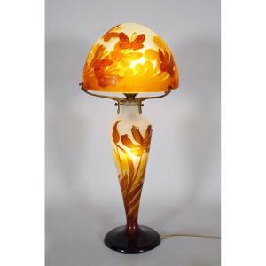 Emile Gallé: Lamp With Butterflies