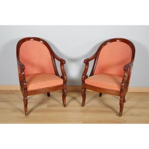 Pair Of Restoration Period Armchairs