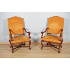 Pair Of Regency Style Armchairs