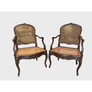 Pair Of Louis XV Period Armchairs