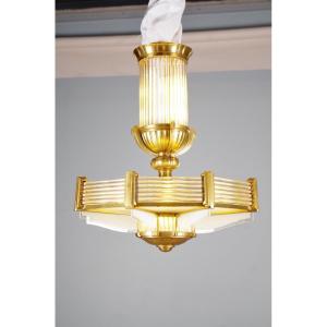Henri Petitot - Lustre Art déco