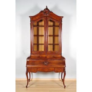 Bureau bibliothèque style Louis XV