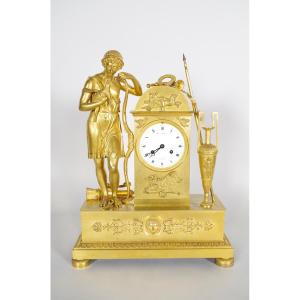 Empire Period Clock Signed Dupuis In Paris