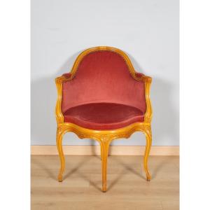 Fauteuil de bureau style Louis XV