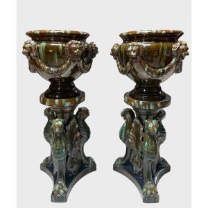 Clément Massier - Pair Of Planter Saddles
