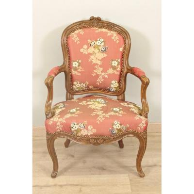 Fauteuil cabriolet époque Louis XV 