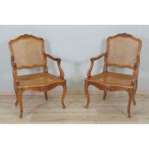 Pair Of Louis XV Style Armchairs