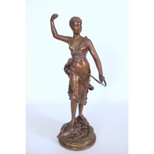 Bronze Diane Chasseresse By Levasseur
