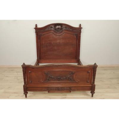 Louis XVI Style Mahogany Bed