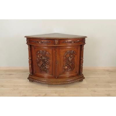 Renaissance Style Corner Cabinet